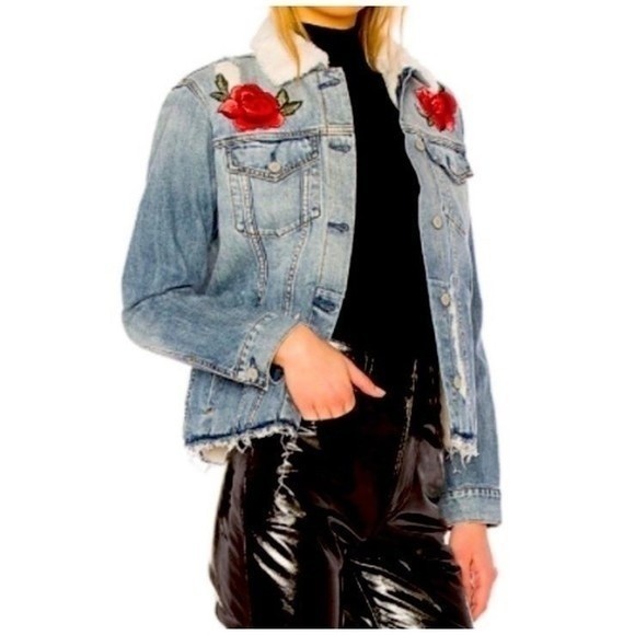Rails Ramsey Faux Fur Denim Jacket - XS - Picture 12 of 12